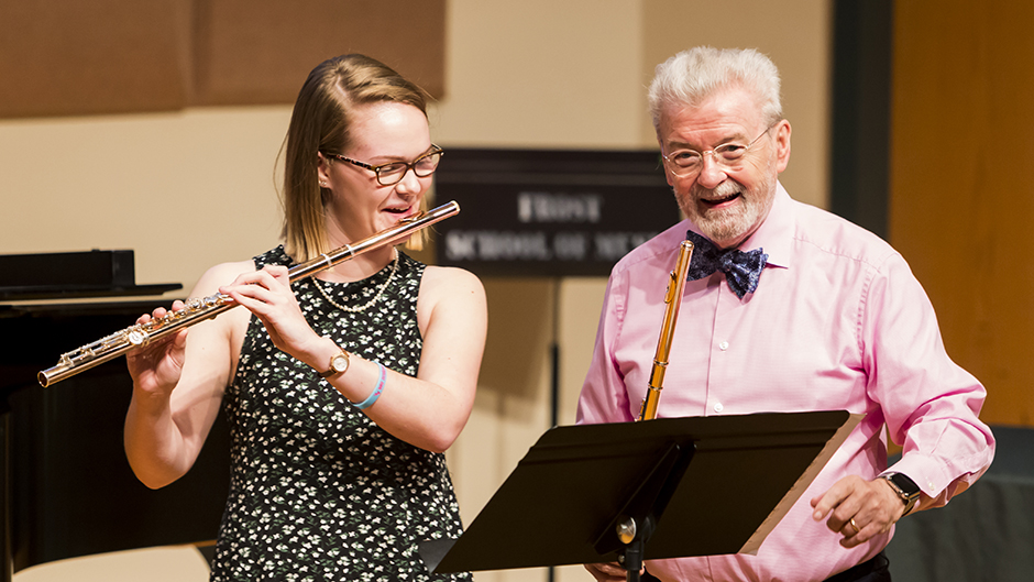 Frost School of Music Presents Sir James Galway Day on March 9th